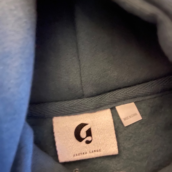 GLOSSIER LIMITED EDITION SAGE GREEN HOODIE - Picture 3 of 3